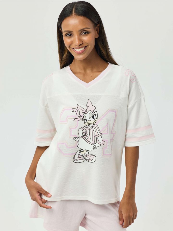 Short Sporty Pajama Set - Daisy Duck