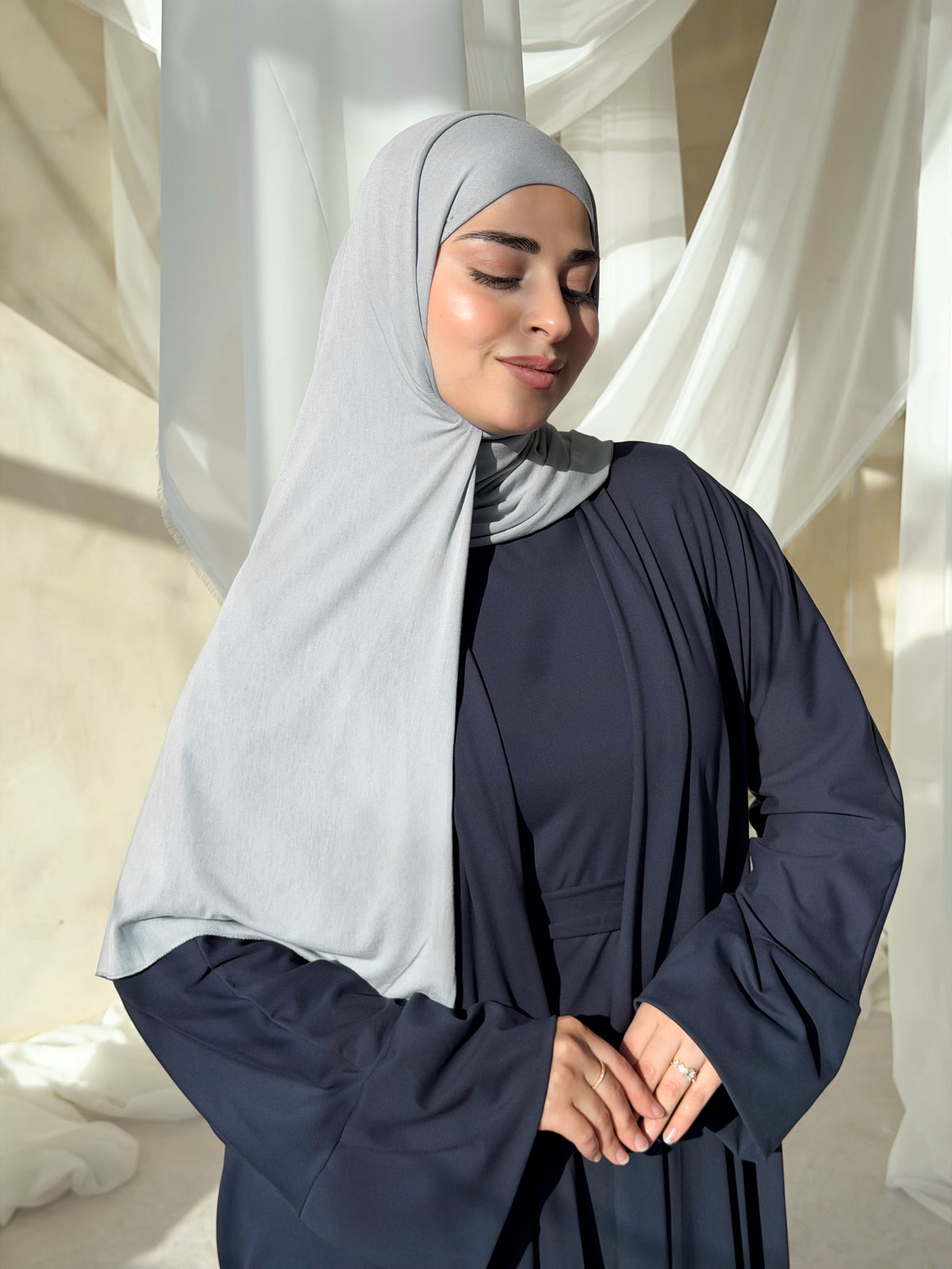 Sakina | Abaya-Navy