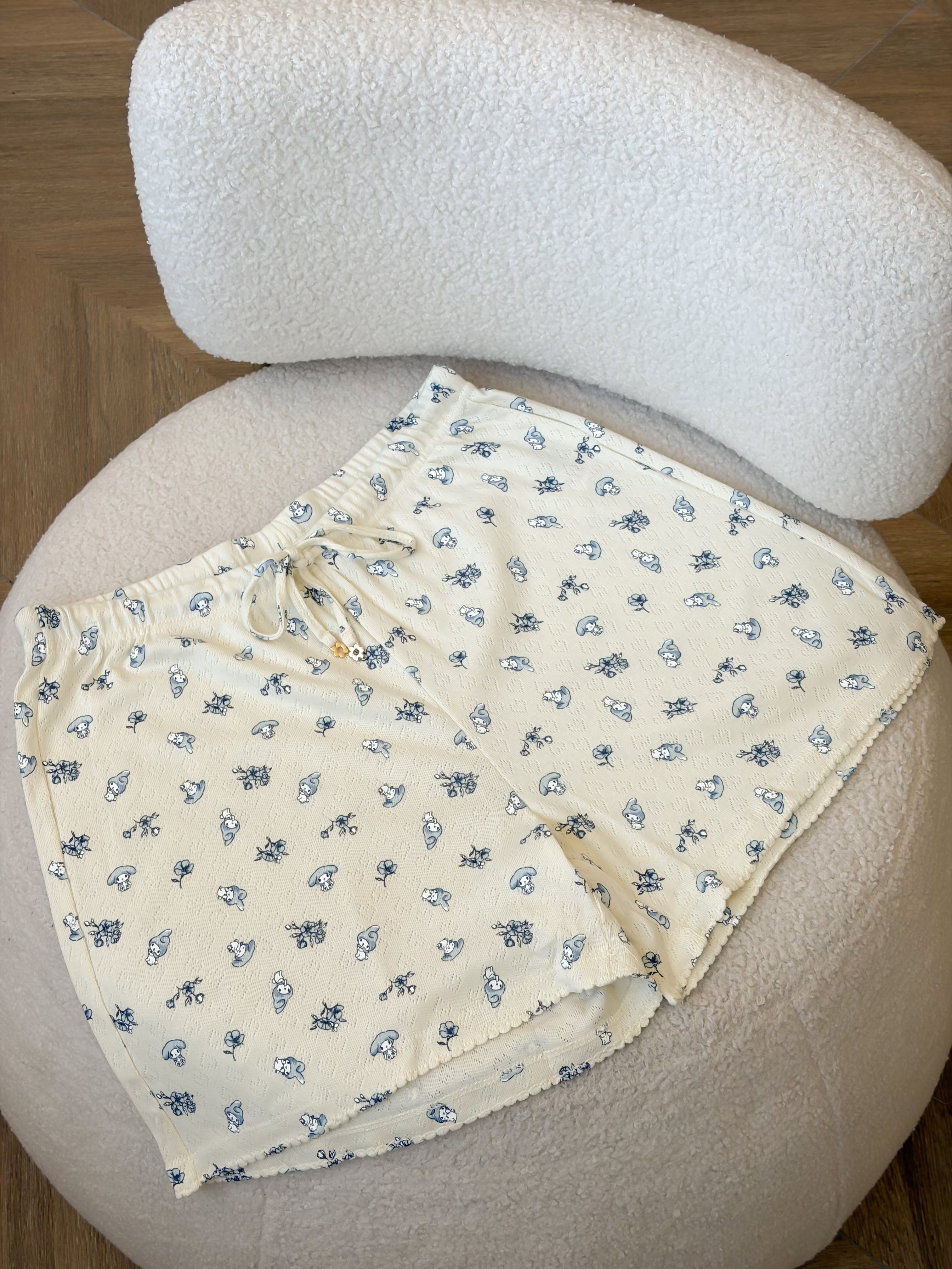 Short Pointelle Pajama Set - My Melody