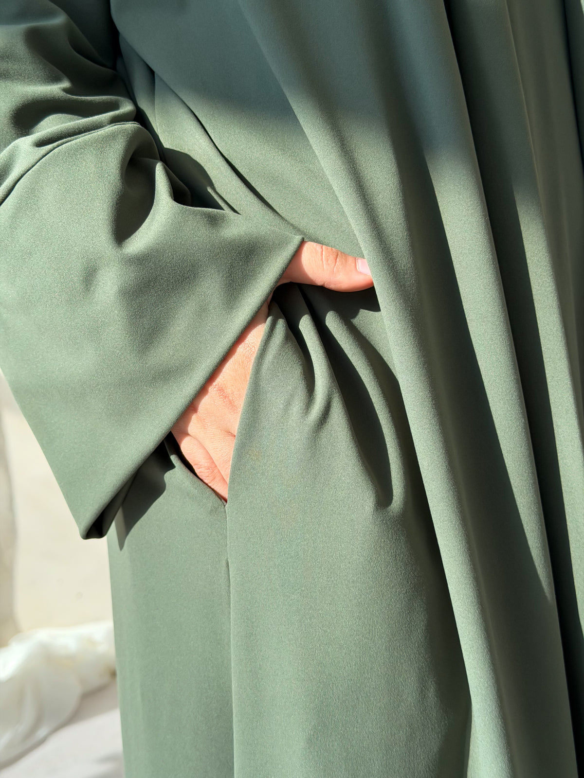 Yaqeen | Abaya-Olive