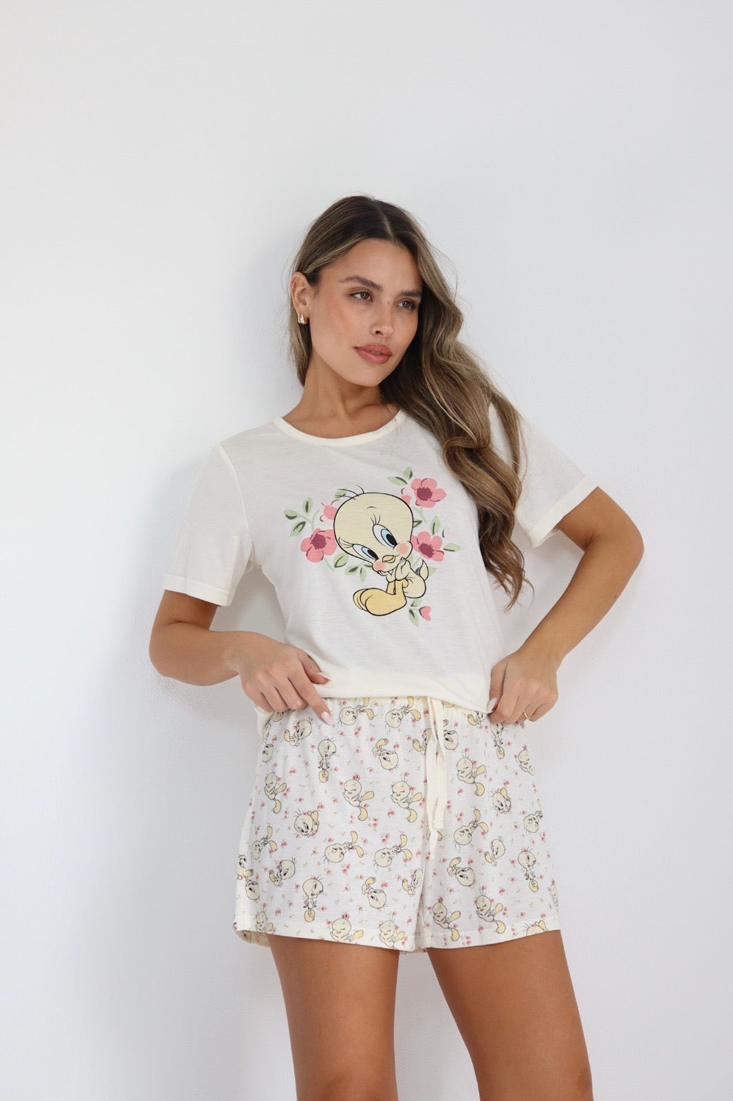 Short Pajama Set - Tweety