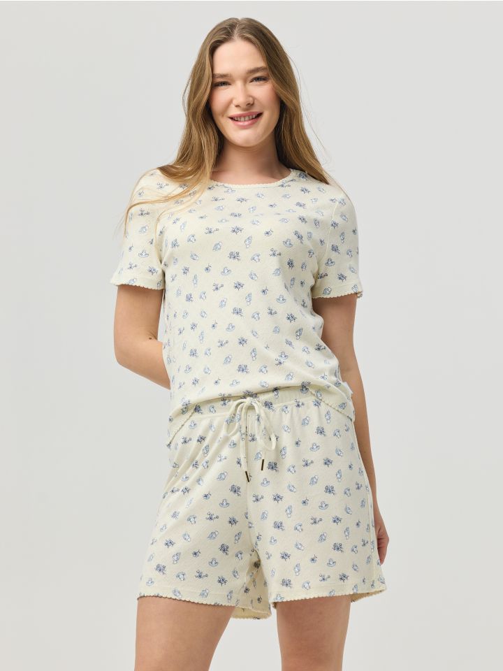 Short Pointelle Pajama Set - My Melody