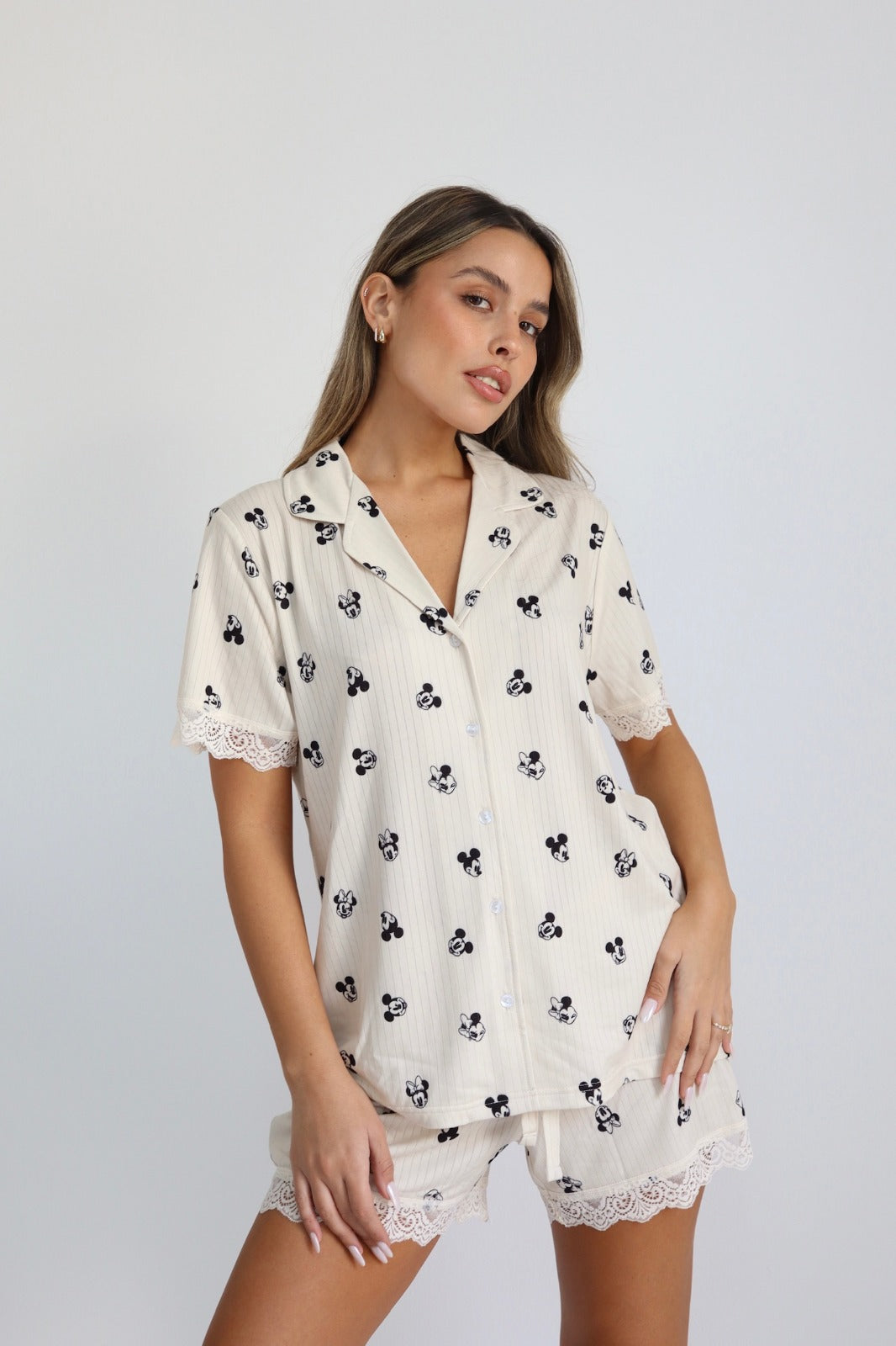 Short Pajama Set- Minnie& Mickey