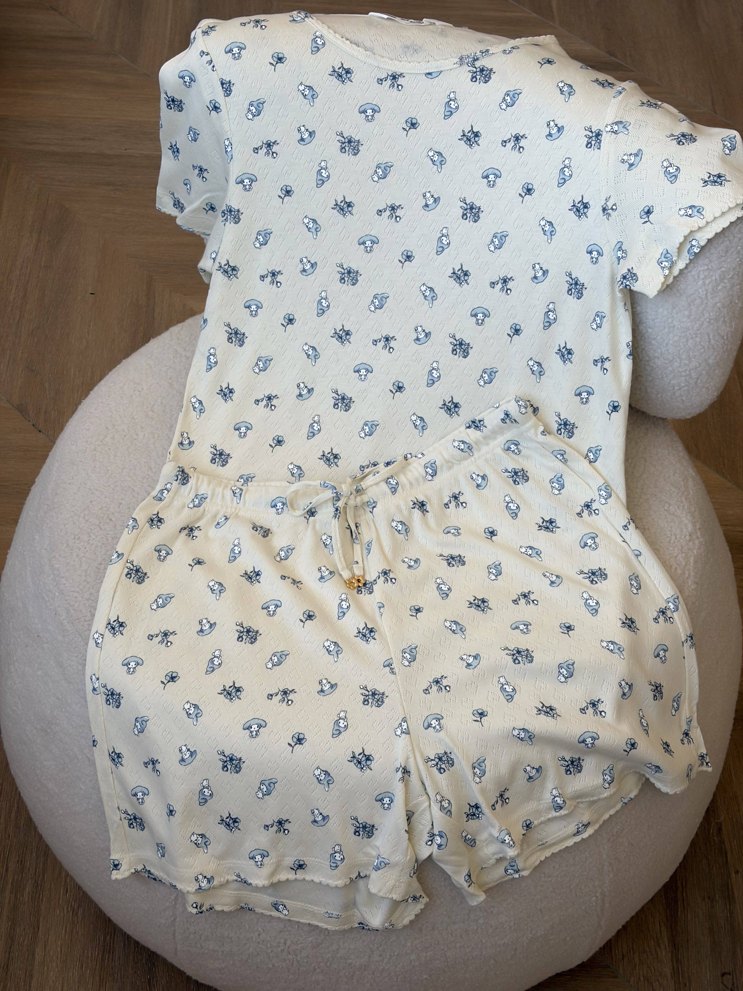 Short Pointelle Pajama Set - My Melody