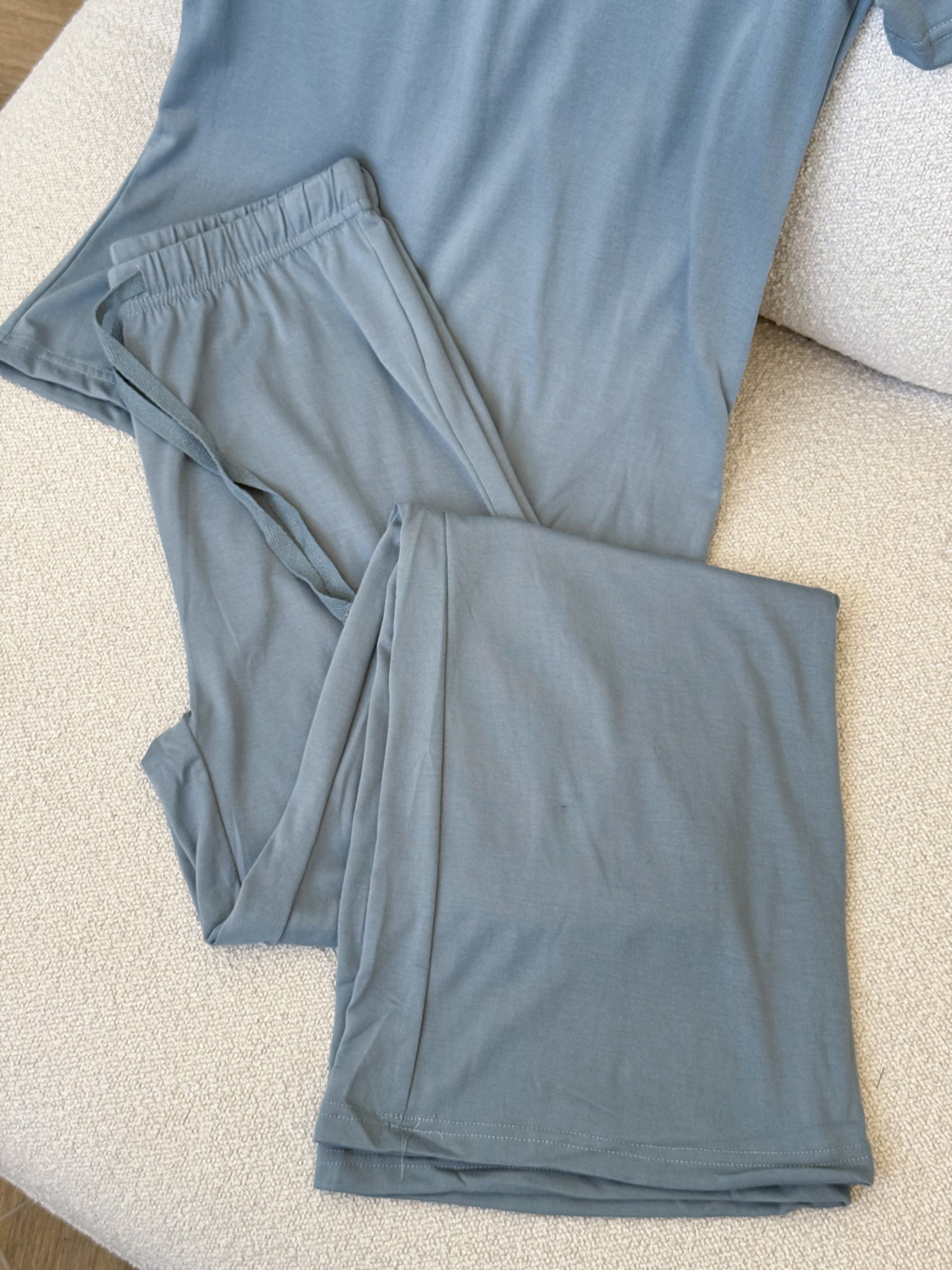 Long Pajama Set - Blue