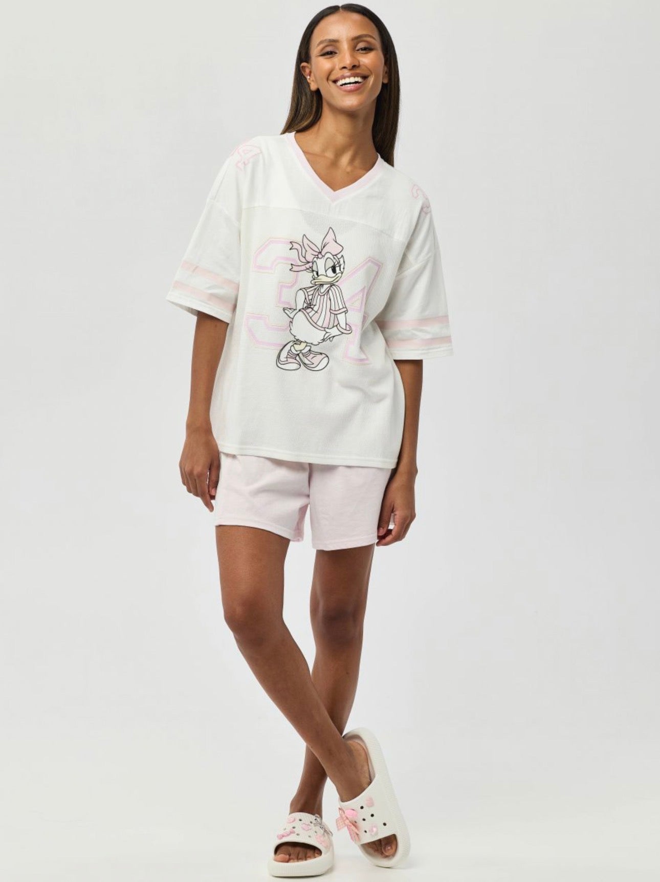 Short Sporty Pajama Set - Daisy Duck