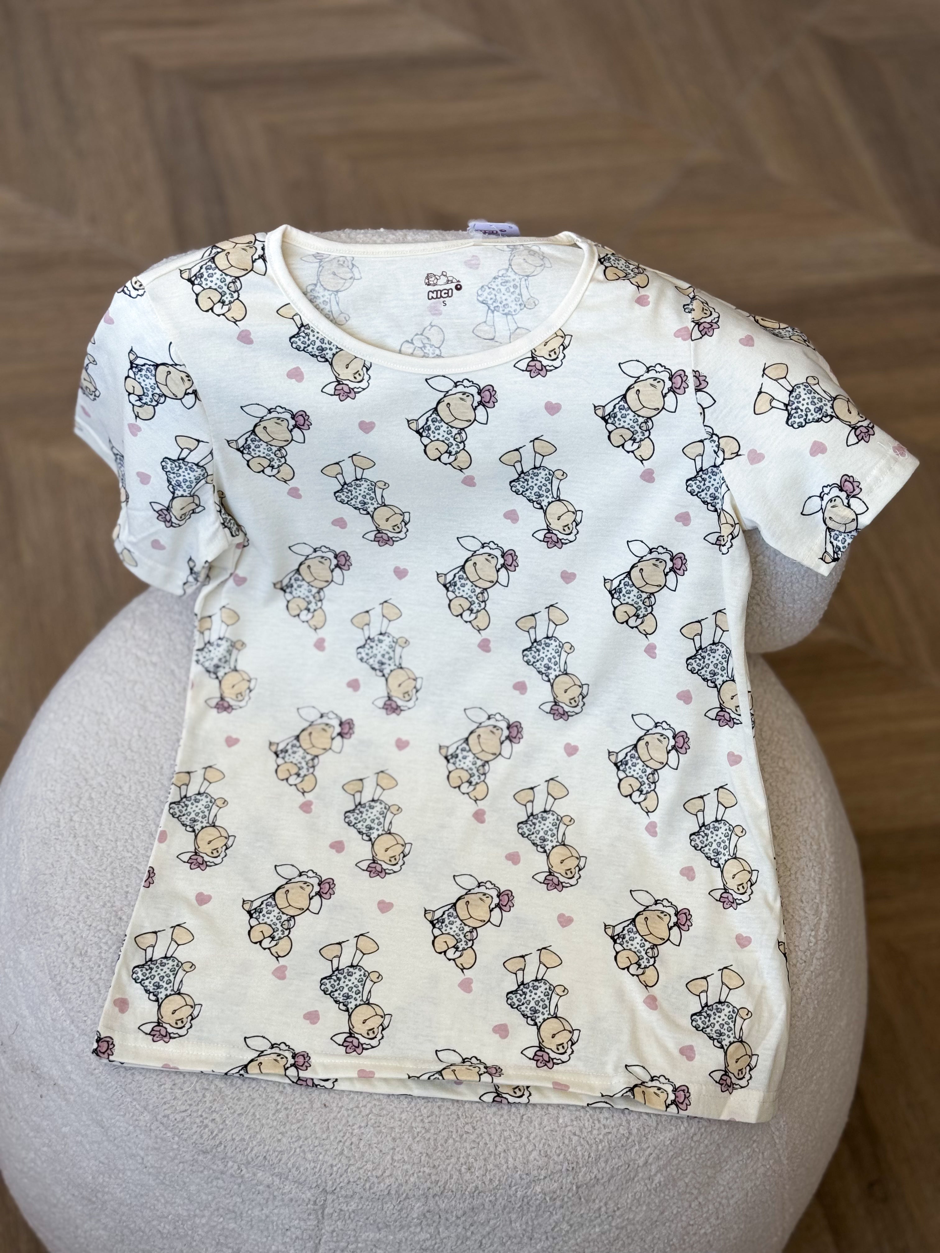 Short Pajama Set- Eeyore Pointelle