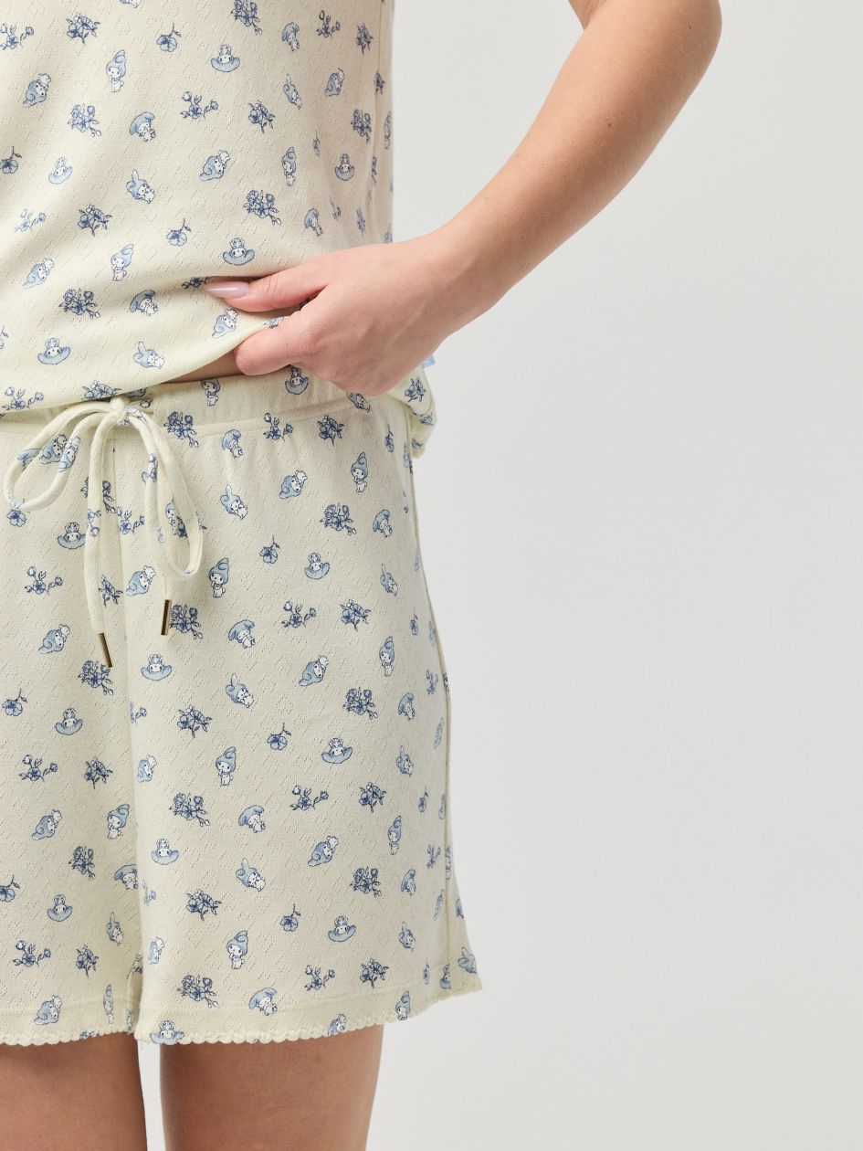 Short Pointelle Pajama Set - My Melody