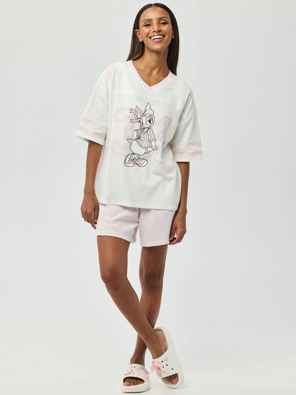 Short Sporty Pajama Set - Daisy Duck