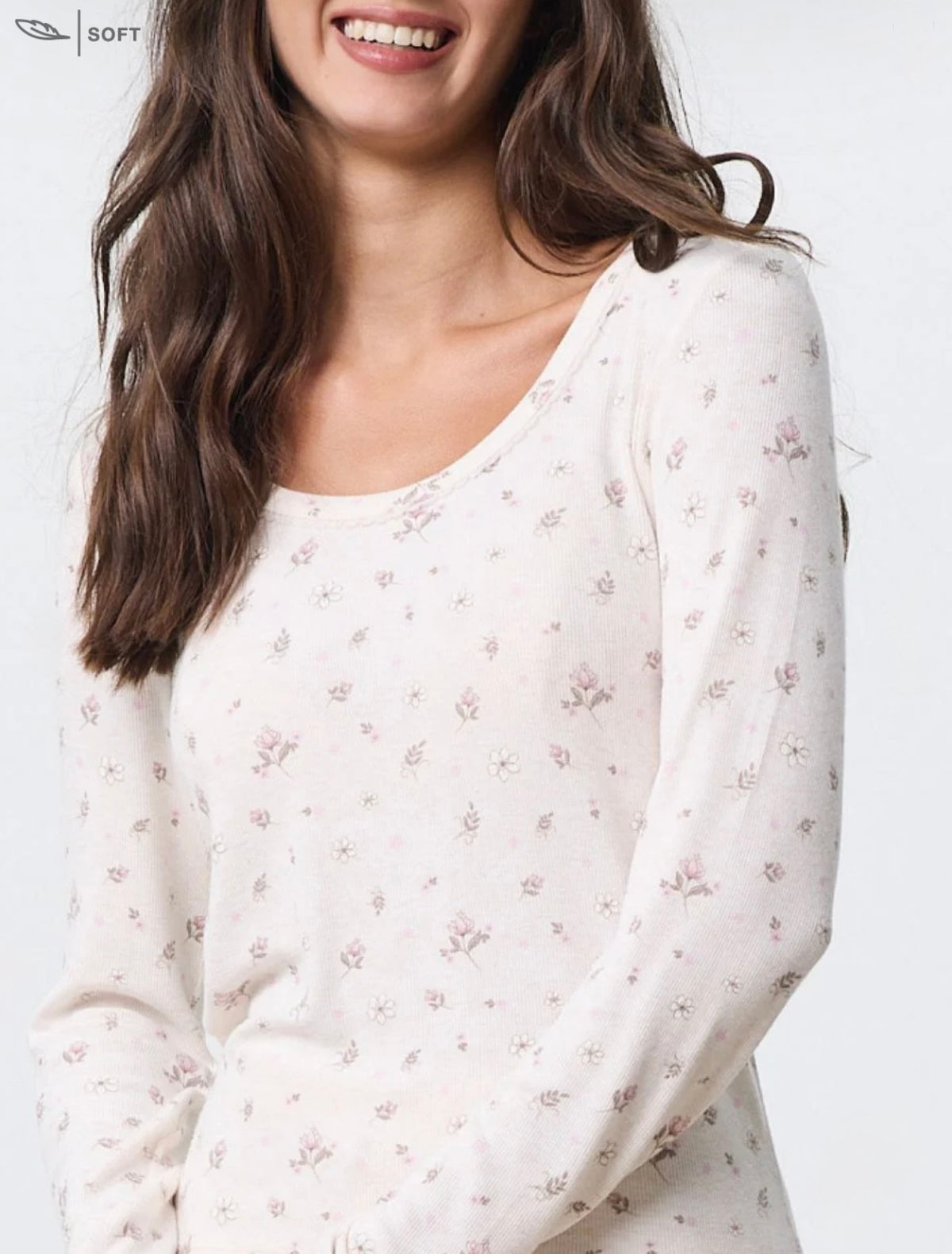 Long Pajama Set - Flower