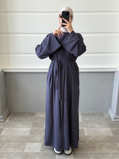 Sakina | Abaya-Navy