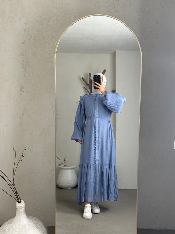 فستان أزرق غامق 29