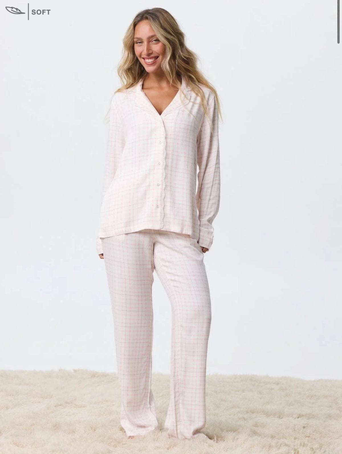 Long Pajama Set - Pink