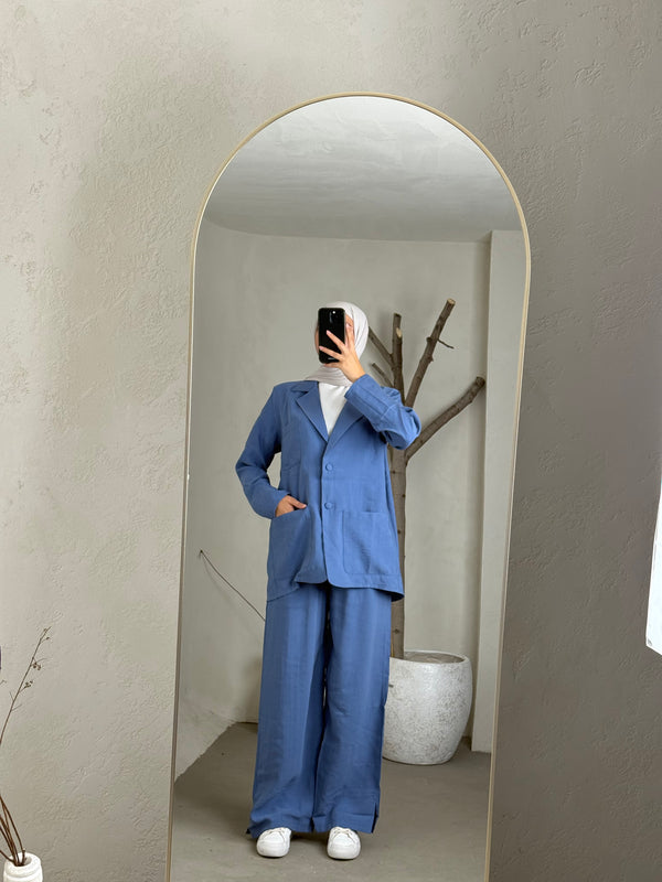 طقم أزرق 63