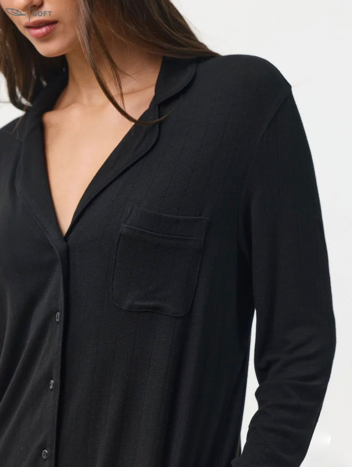 Long Pajama Set - Black