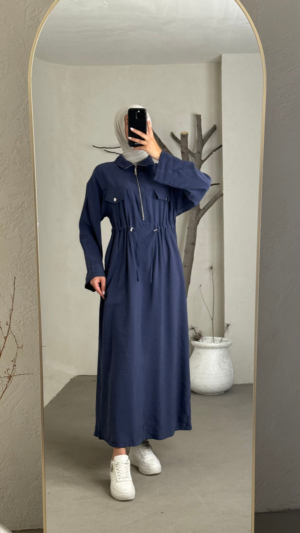 فستان كحلي 8