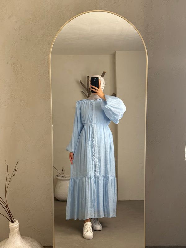 فستان أزرق فاتح 29