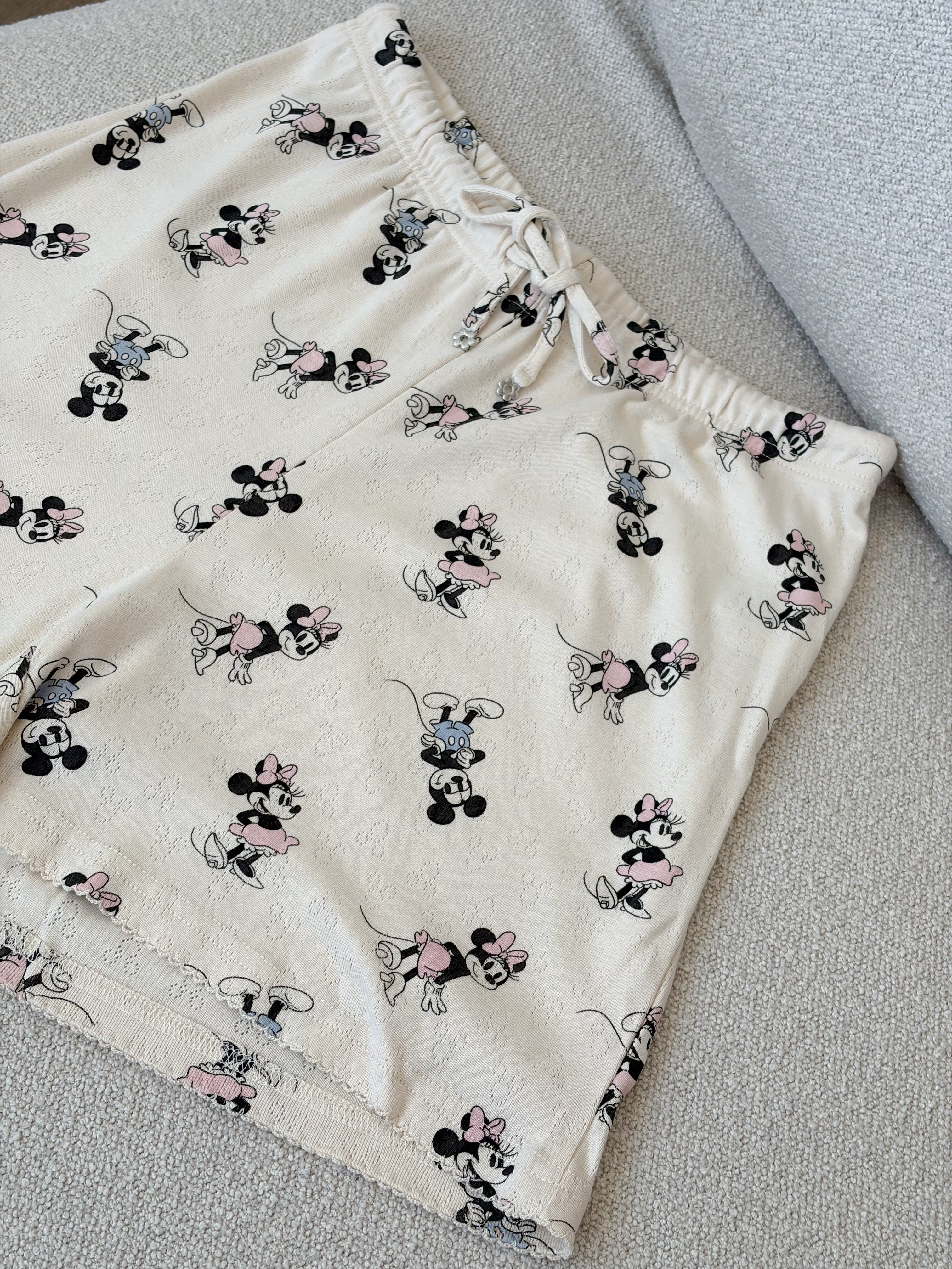 Short Button-Up Pajama Set - Minnie