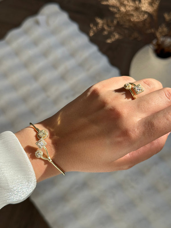 Bracelet & ring set