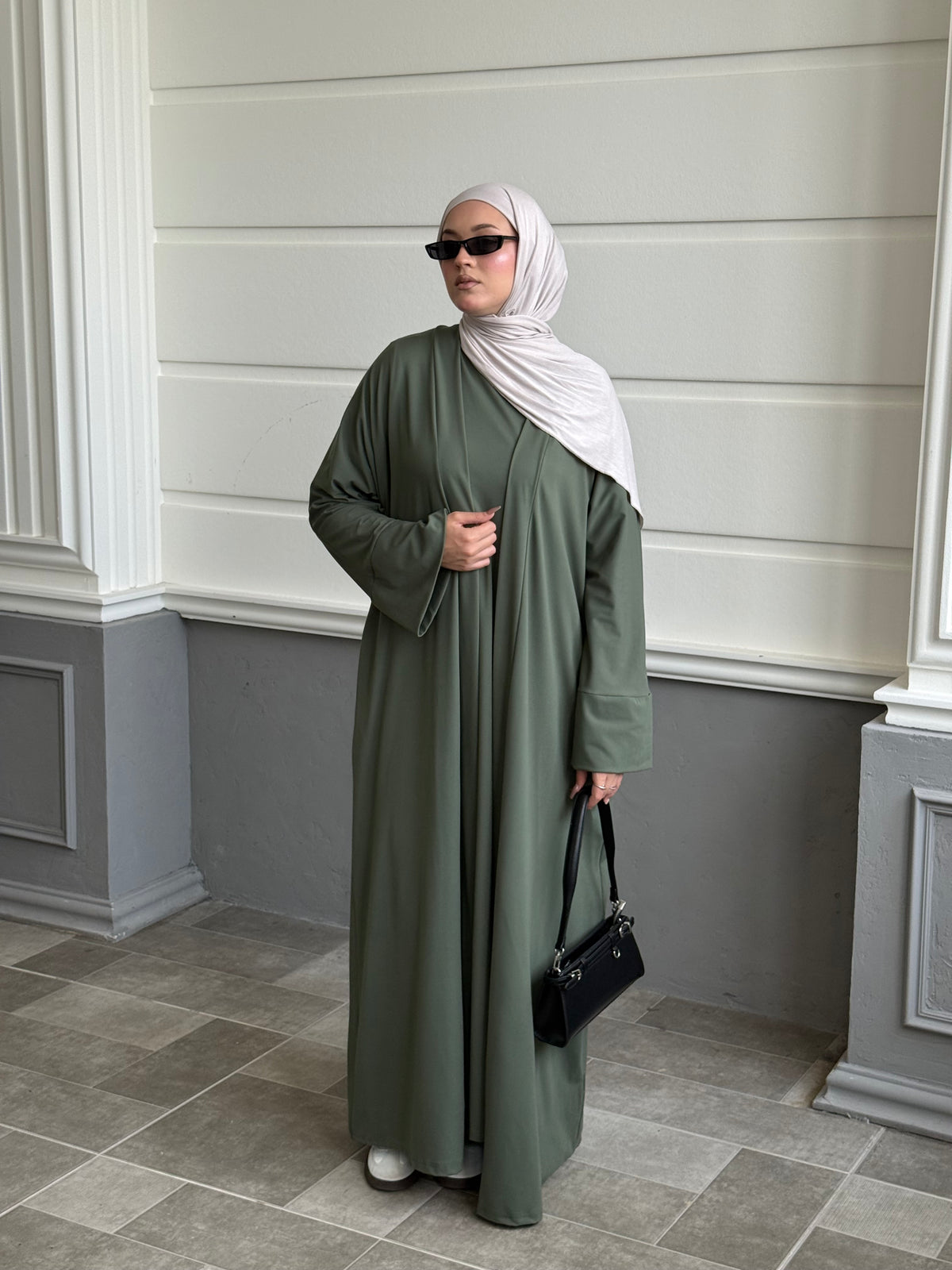 Yaqeen | Abaya-Olive