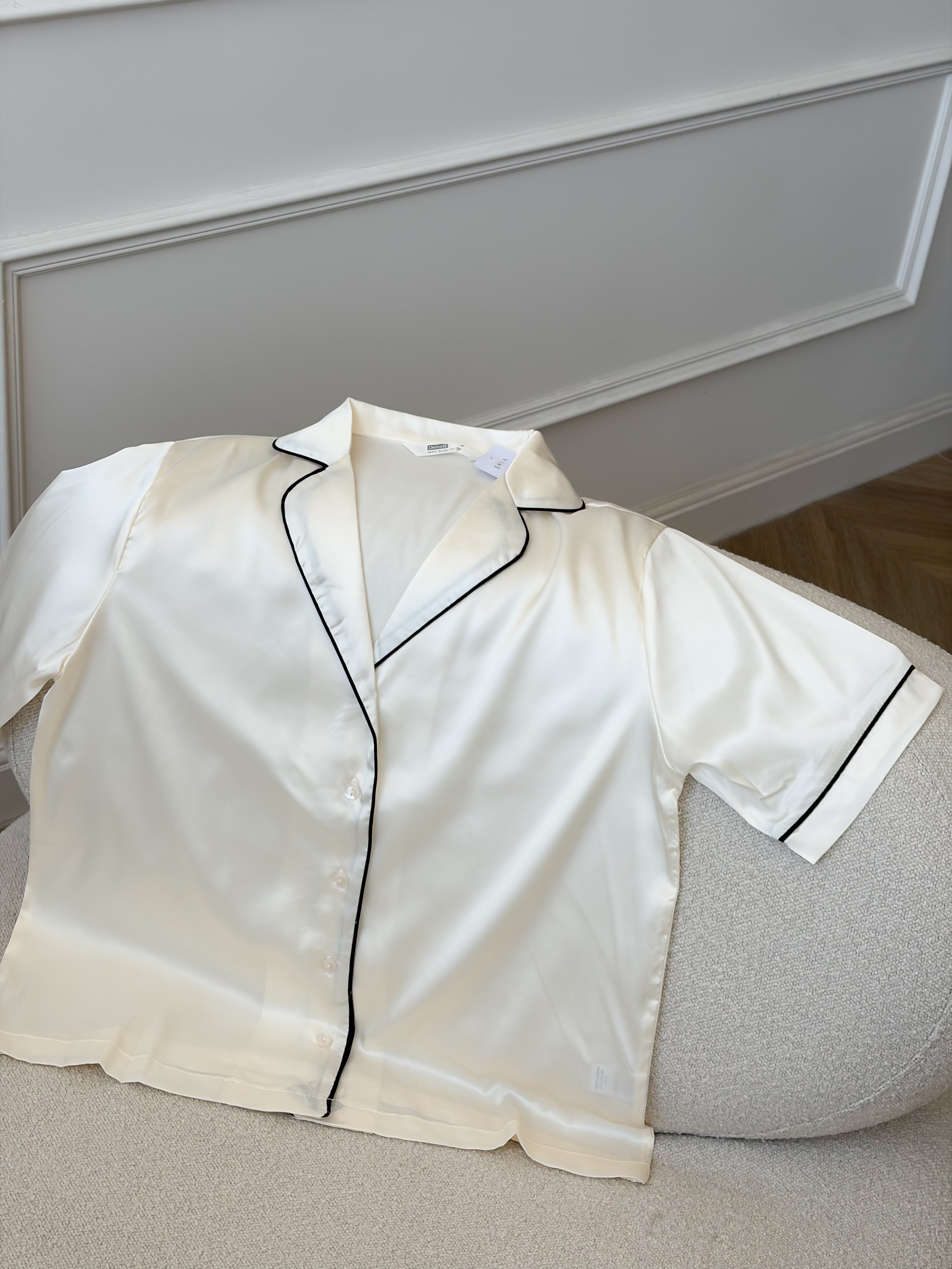 Short Pajama Set - White