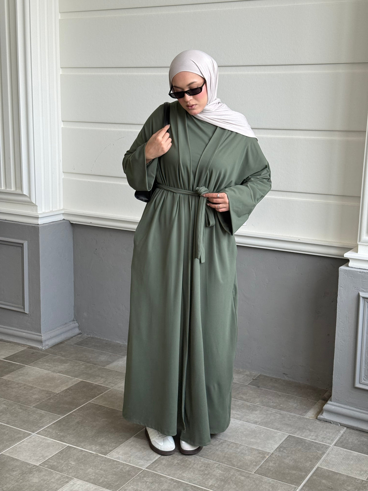 Yaqeen | Abaya-Olive