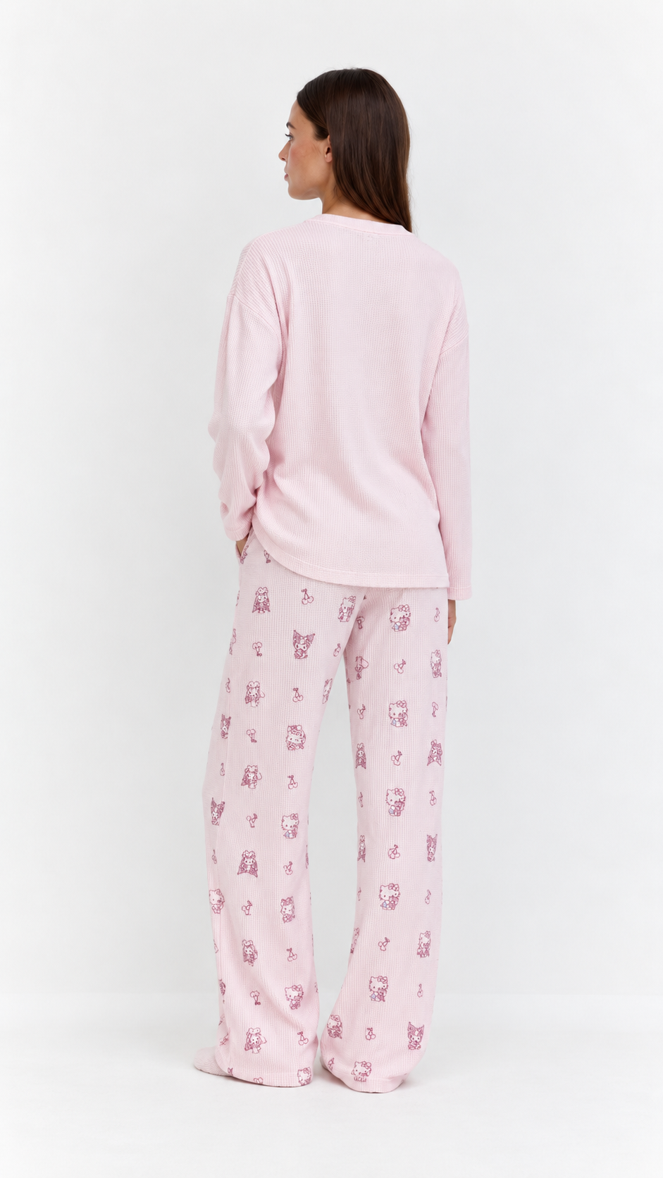 Long Pajama set-pink