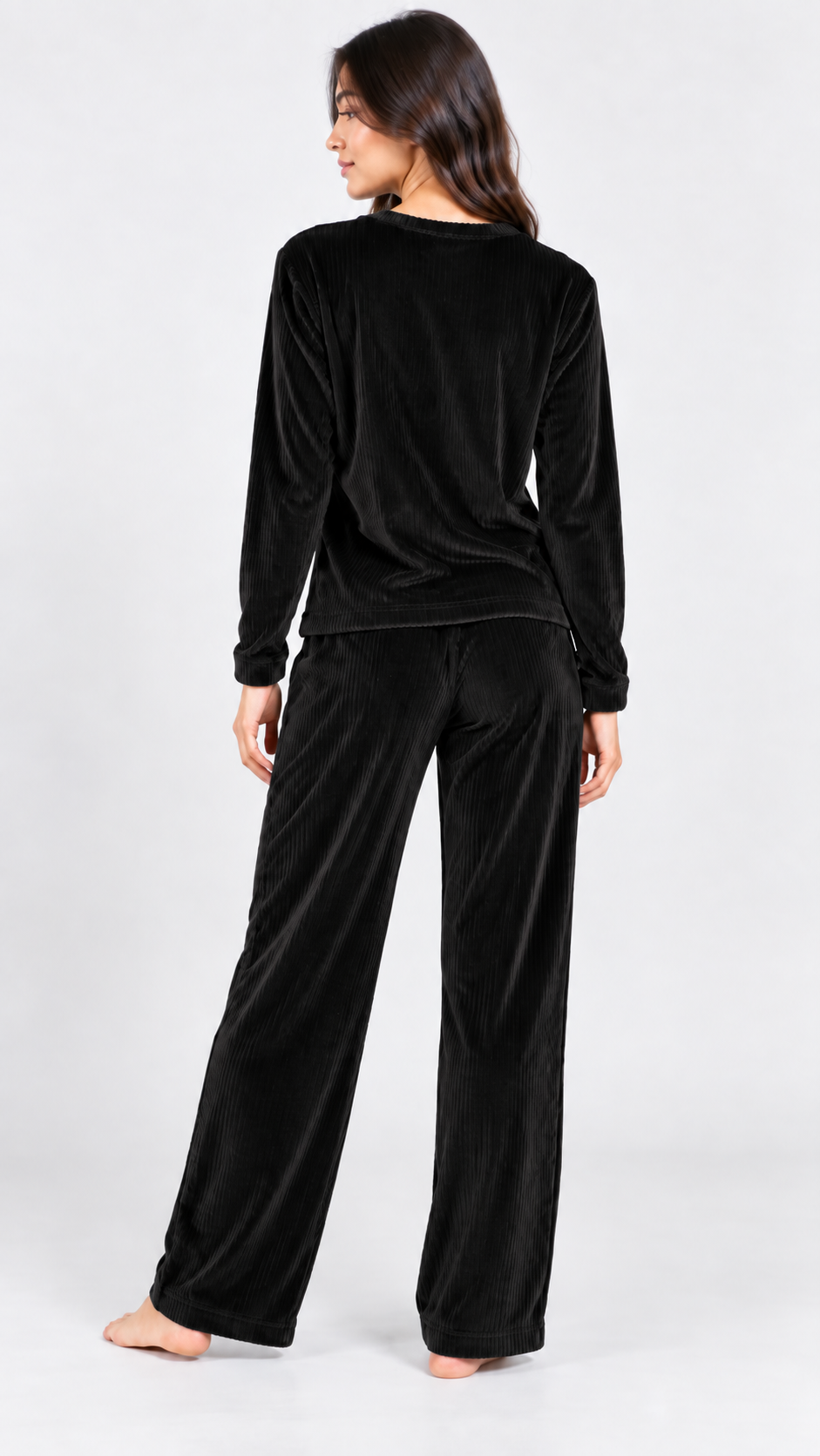 Long Pajama set-Black