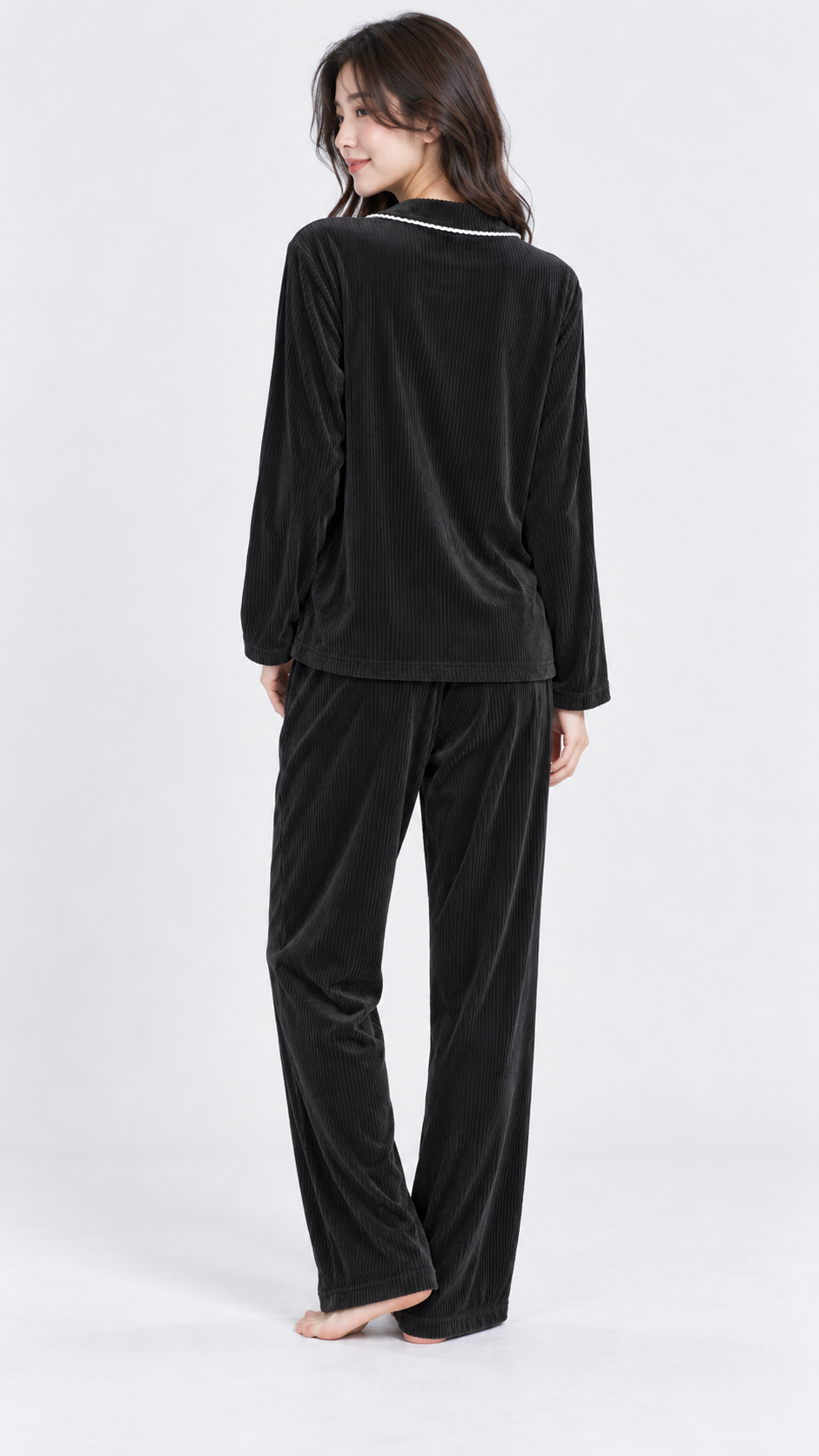 Long Pajama set-Black