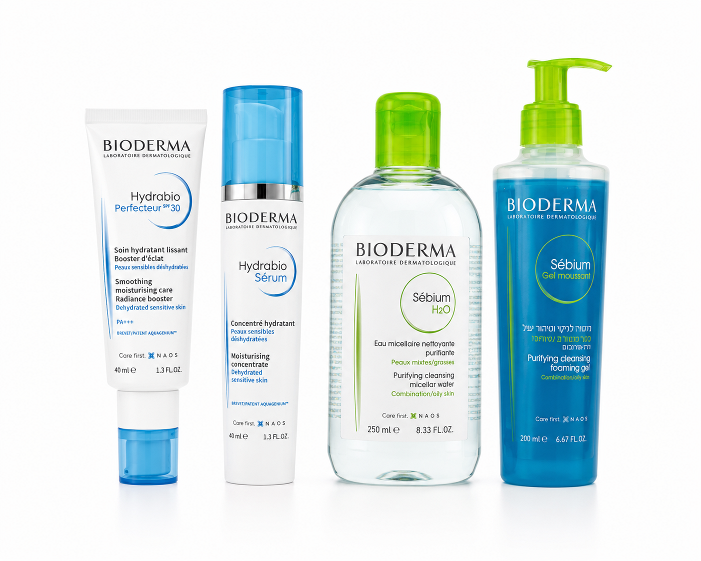 Bioderma set suitable for combination and oily skin