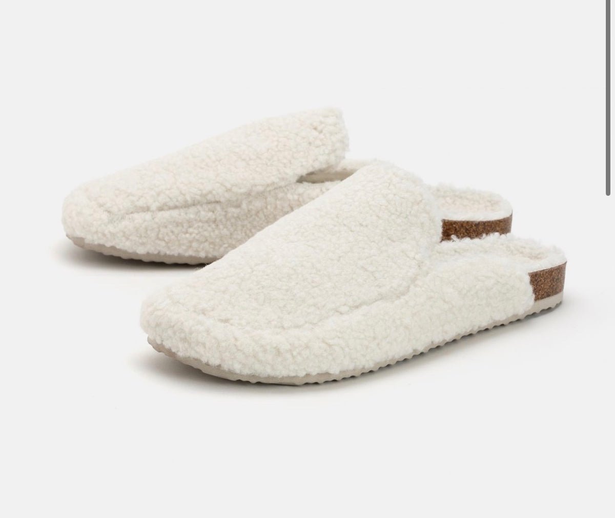 Mule House Slippers - White