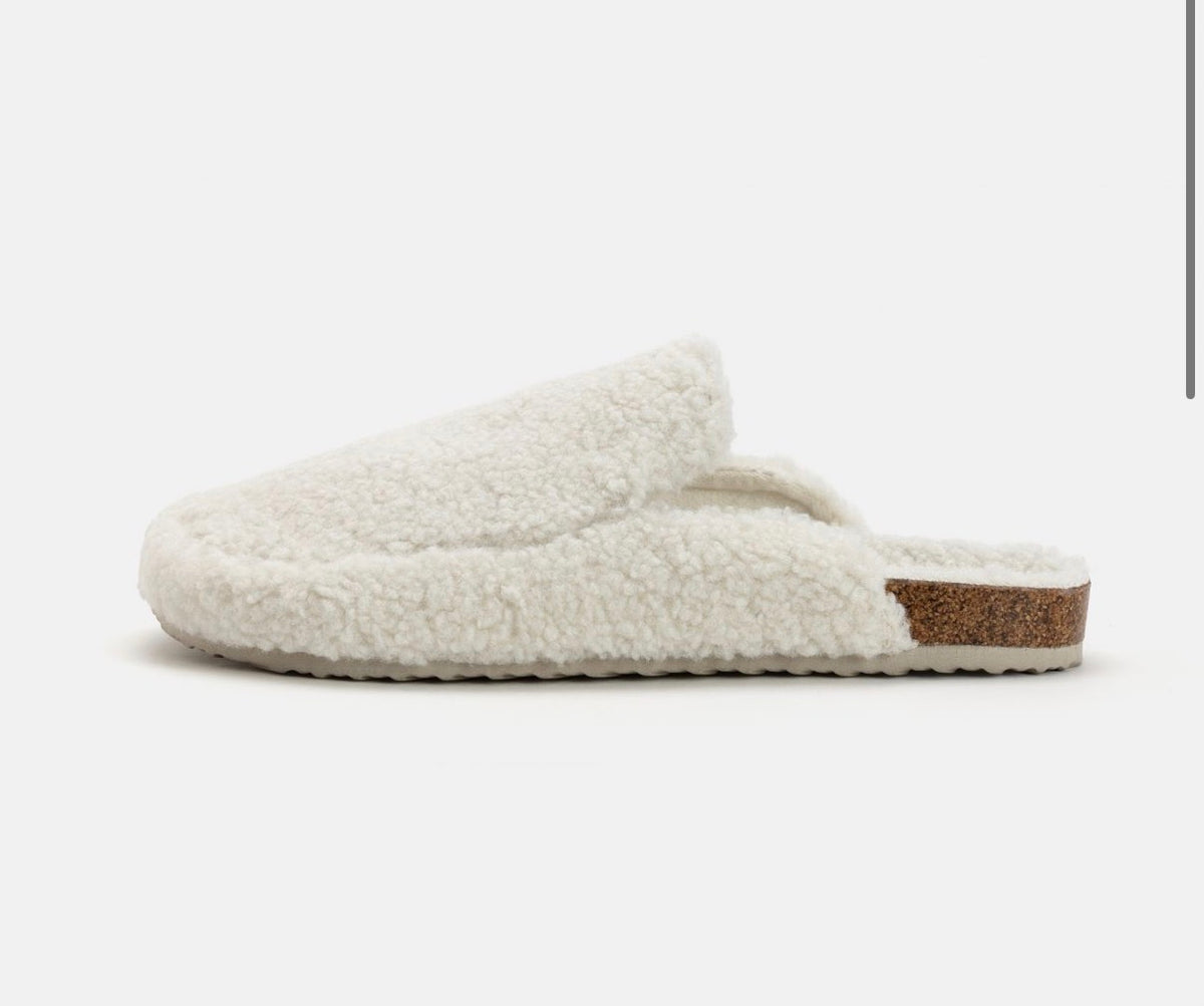 Mule House Slippers - White