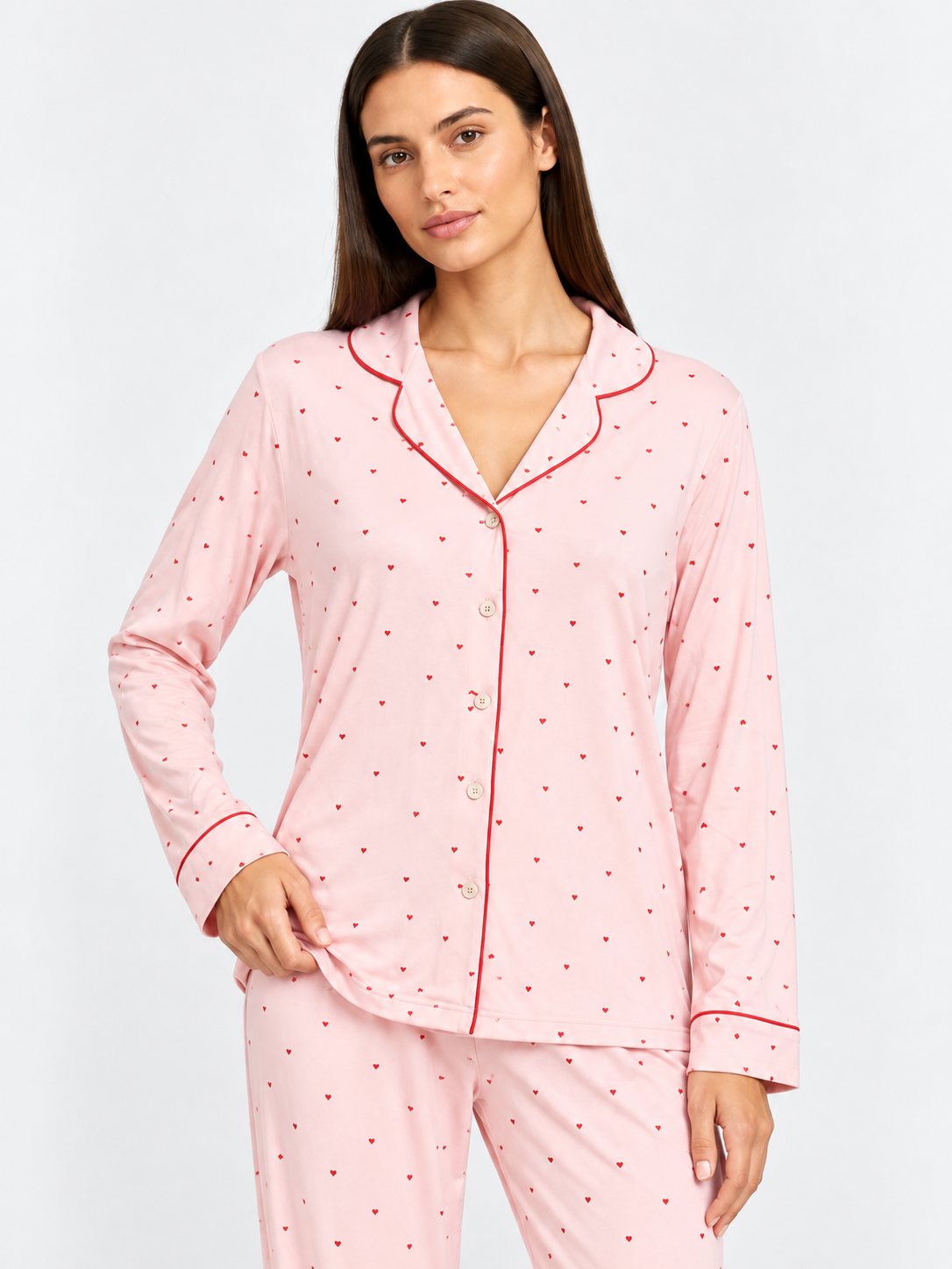 Pink Heart Pajama Set