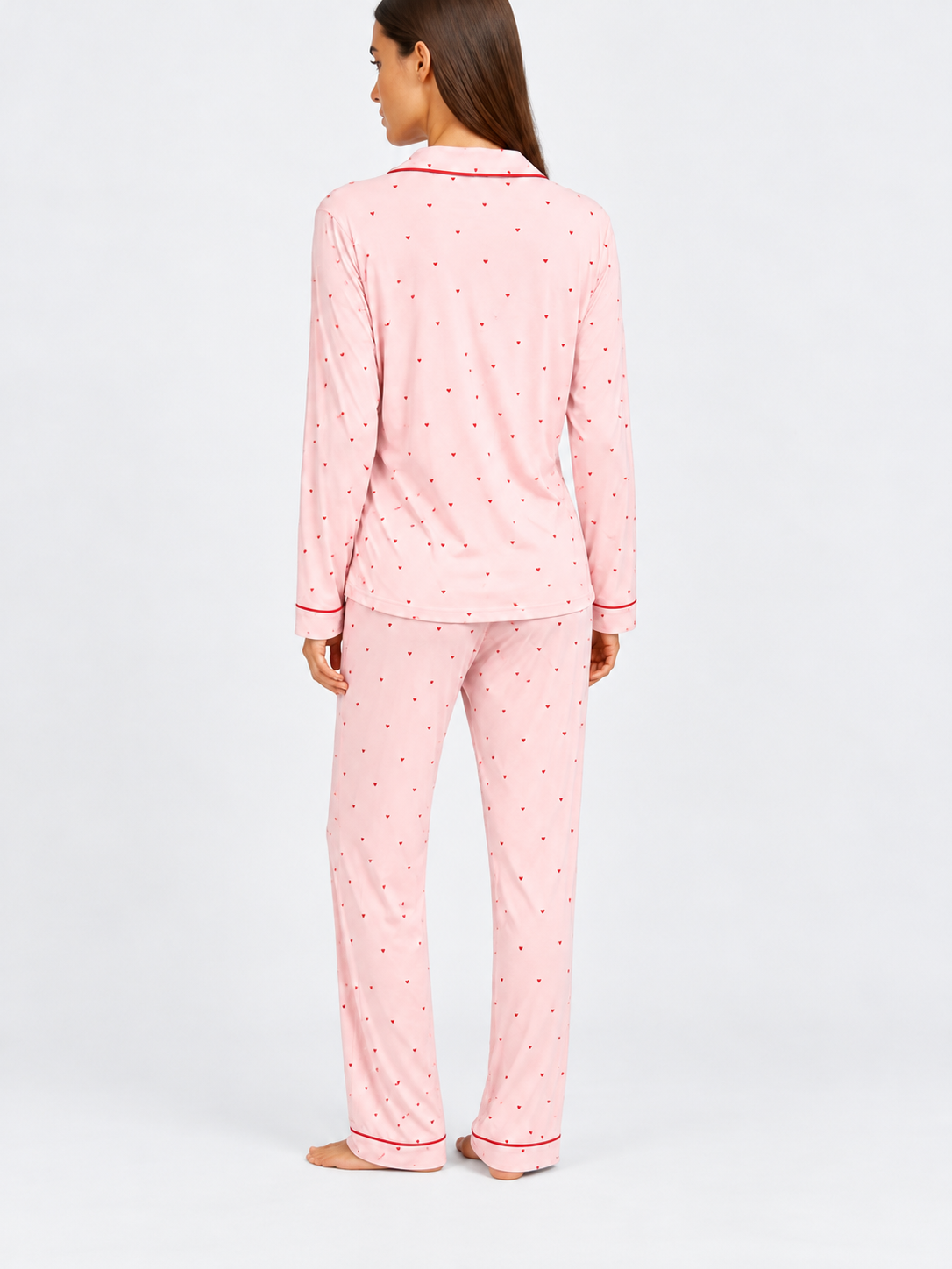 Pink Heart Pajama Set