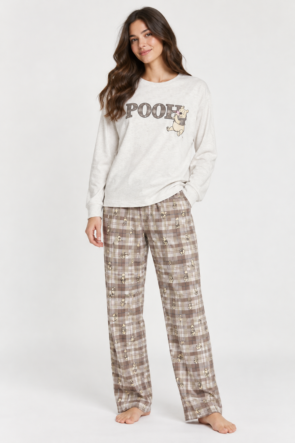 Long Pajama Set-Beige