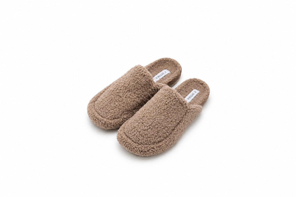 Mule House Slippers- Mocha