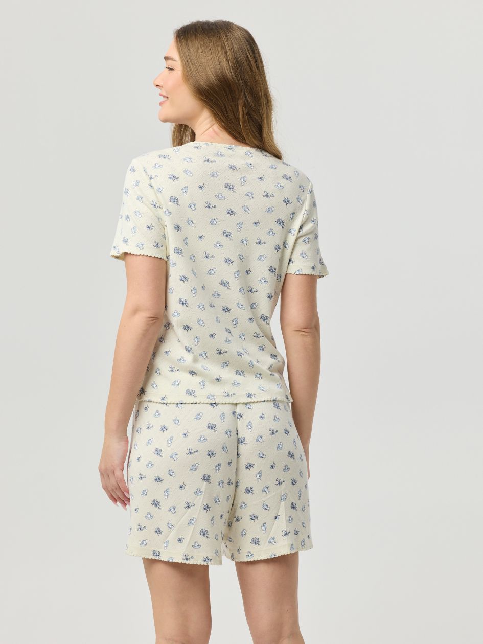 Short Pointelle Pajama Set - My Melody