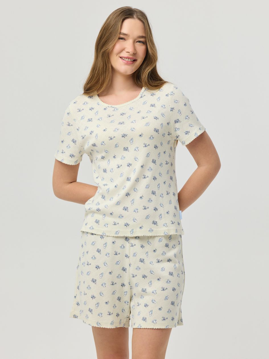 Short Pointelle Pajama Set - My Melody